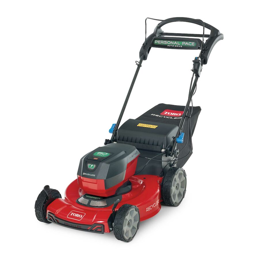 Turf Star 60V Max* 22 in. (56cm) Recycler® w/Personal Pace® & SmartStow® Lawn ...