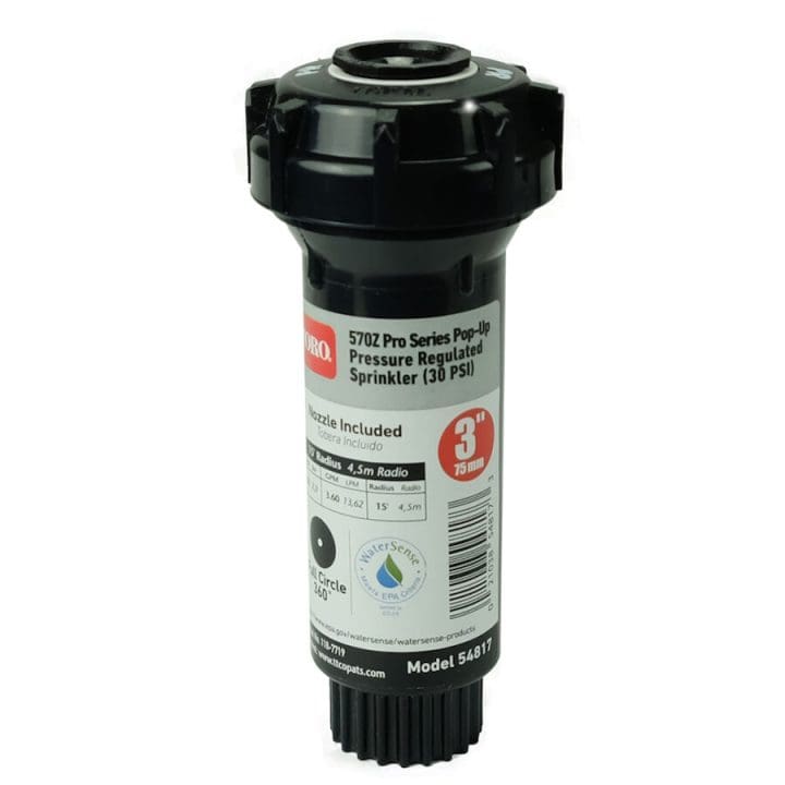 Toro 3 in. spray head w/PR, 15 ft. FULL CIR