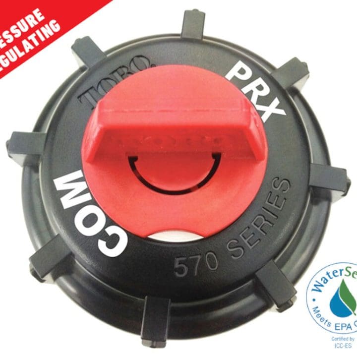 Toro 570Z PRX This model comes complete with both the X-Flow and pressure regulation-perfect for high or varying pressure, including long lines and slopes.