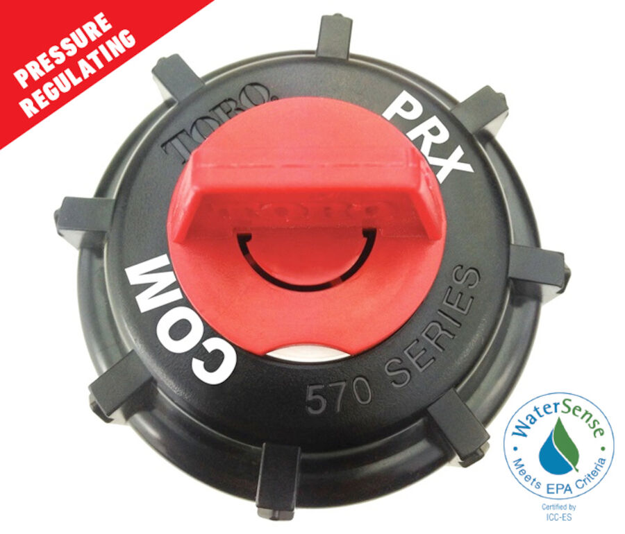 Toro 570Z PRX This model comes complete with both the X-Flow and pressure regulation-perfect for high or varying pressure, including long lines and slopes.