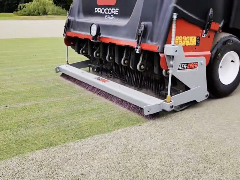 Aer-Aider attached to a Toro Procore 