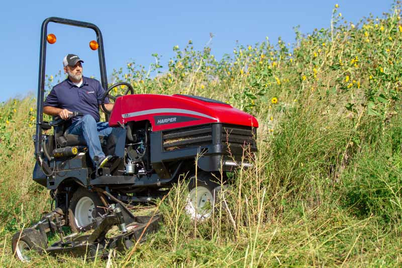 Harper slope mower